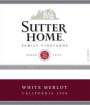 Sutter Home White Merlot 2008 Front Label