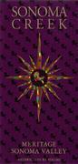 Sonoma Creek Meritage Sonoma Valley 1995 Front Label