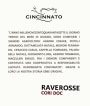 Cantina Cincinnato Lazio Raverosse Cori Rosso 2013 Front Label