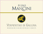 Mancini Vermentino di Gallura 2015 Front Label