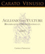 Cantina di Venosa Aglianico del Vulture Carato Venusio 2007 Front Label
