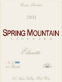 Spring Mountain Vineyard Elivette 2001 Front Label