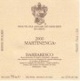 Marchesi di Gresy Barbaresco Martinenga 2000 Front Label