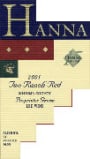 Hanna Two Ranch Red 2001 Front Label