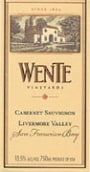 Wente Cabernet Sauvignon 2002 Front Label