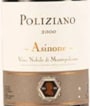 Poliziano Asinone Vino Nobile di Montepulciano 2000 Front Label
