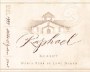 Raphael Merlot 2002 Front Label