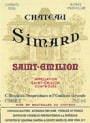 Chateau Simard Saint-Emilion 1995 Front Label