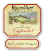 Rosenblum Cellars Harris-Kratka Zinfandel 2002 Front Label