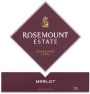 Rosemount Diamond Merlot 2003 Front Label