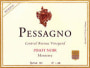 Pessagno Winery Central Avenue Vineyard Pinot Noir 2002 Front Label