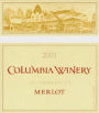 Columbia Winery Merlot 2001 Front Label