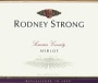 Rodney Strong Sonoma Merlot 2002 Front Label