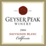 Geyser Peak Sauvignon Blanc 2004 Front Label