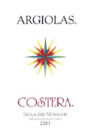 Argiolas Costera 2003 Front Label