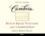 Cambria Bench Break Vineyard Chardonnay 2007 Front Label