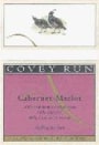 Covey Run Cabernet Merlot 1998 Front Label