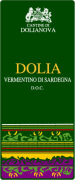 Cantine di Dolianova Vermentino di Sardegna Dolia 2011 Front Label