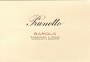 Prunotto Barolo 2000 Front Label