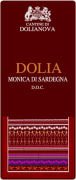 Cantine di Dolianova Monica di Sardegna Dolia 2012 Front Label