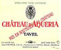 Chateau D'Aqueria Tavel Rose 1998 Front Label