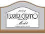 Ferrari-Carano Merlot 2002 Front Label