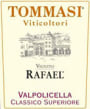Tommasi Rafael Valpolicella 2001 Front Label