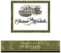 Chateau Ste. Michelle Semillon 2003 Front Label