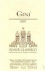 Gini Classico Superiore Soave 2004 Front Label