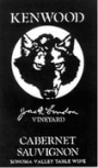 Kenwood Jack London Vineyard Cabernet Sauvignon 2002 Front Label