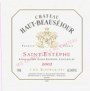 Chateau Haut-Beausejour Saint-Estephe 2002 Front Label