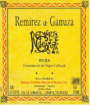 Remirez de Ganuza Rioja Reserva 2001 Front Label
