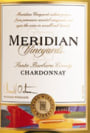 Meridian Santa Barbara Chardonnay 2004 Front Label