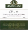 Lindeman’s Bin Series Bin 77 Semillon Chardonnay 2004 Front Label