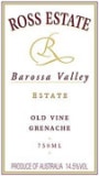 Ross Estate Grenache 2002 Front Label