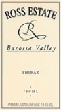 Ross Estate Estate Shiraz 2002 Front Label
