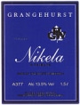 Grangehurst Stellenbosch Nikela Red Blend 2000 Front Label