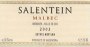Salentein Reserve Malbec 2003 Front Label