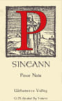 Sineann Wy'east Pinot Noir 2002 Front Label