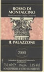 Il Palazzone Rosso di Montalcino 2000 Front Label
