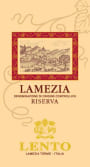 Cantina Lento Lamezia Lamezia Riserva 2006 Front Label