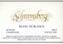 Schramsberg Blanc de Blancs 2001 Front Label