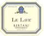 Bertani Le Lave 2003 Front Label