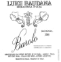 Luigi Baudana Barolo del Comune di Serralunga d'Alba 2008 Front Label