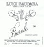 Luigi Baudana Barolo del Comune di Serralunga d'Alba 2009 Front Label