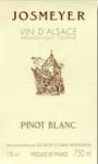 Josmeyer Pinot Blanc 1996 Front Label