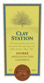 Clay Station Shiraz 2002 Front Label