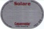 Capannelle Solare 2006 Front Label