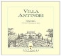 Marchesi Antinori Villa Toscana 2003 Front Label
