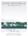 Cape Mentelle Margaret River Shiraz 2003 Front Label